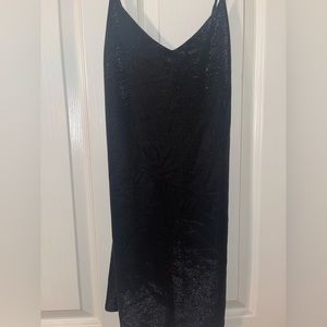 sparkly black party dress
